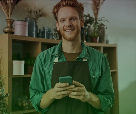 AI-powered business name generator interface showing creative branding process