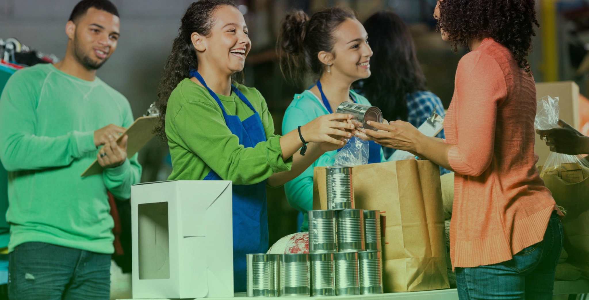 Professional charity organization naming workspace with nonprofit planning materials