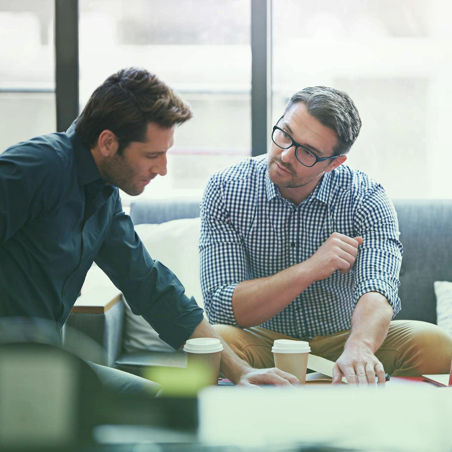Professional business coaching brand strategy workspace with coaching elements